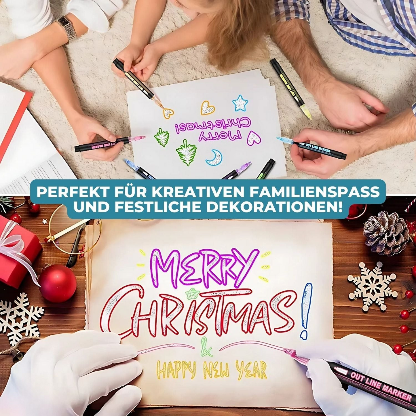 Carvallo - Tvåfärgade pennor