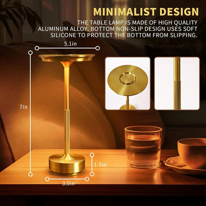 Trådlös Modern Aura Bordslampa - Trådlös Bordslampa med Touchkontroll &amp; Modern Nordisk Design