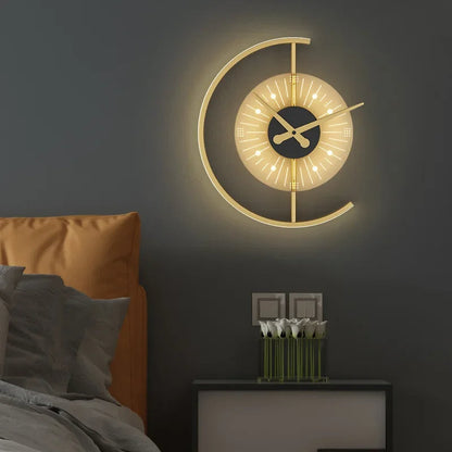 Lumano | Modern LED-vägglampa i klockdesign med dimmerfunktion