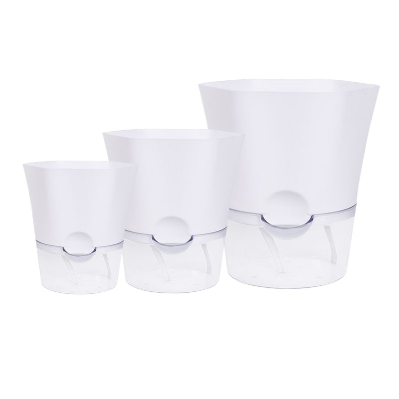 Växtkruka med vattentank – Självvattnande blomkruka för inomhusväxter