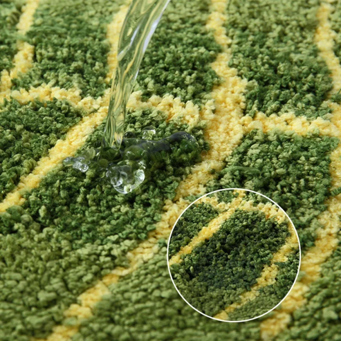 Carvallo – Bananbladformat badmatta med halkskydd