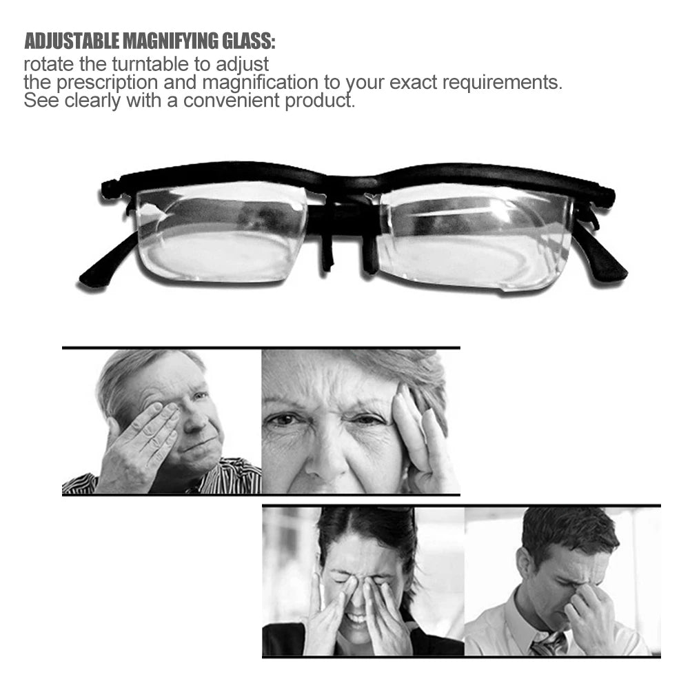 Justerbara fokuseringsglasögon