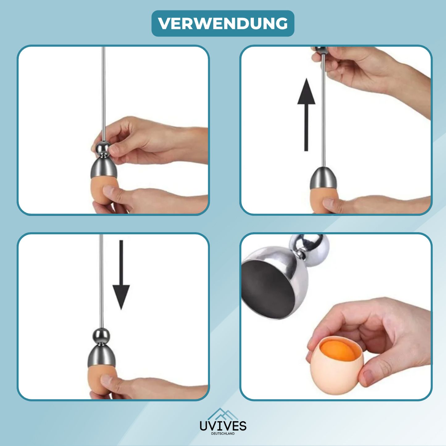 Carvallo | EggCrack Pro – Perfekt äggöppning i ett svep