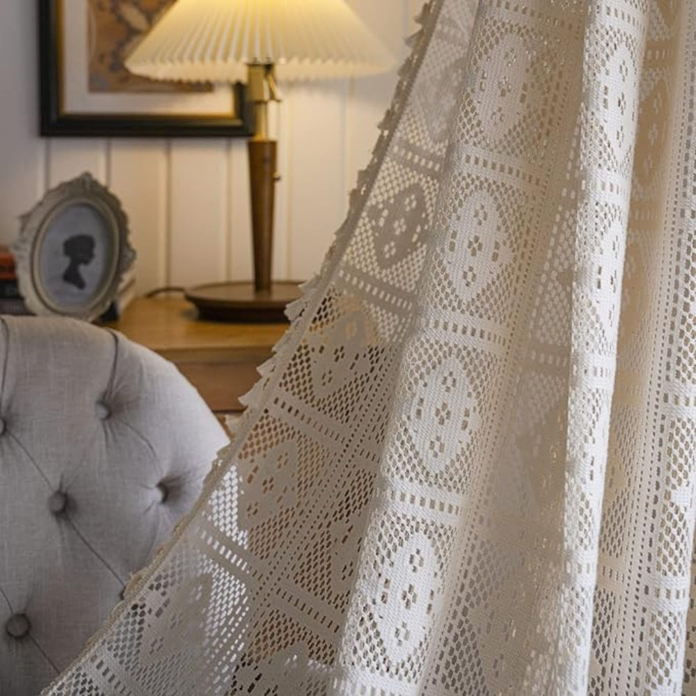 Rombus rutig diamantmönster gardin