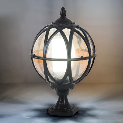 Utomhusvägglampa Vintage Glaslykta