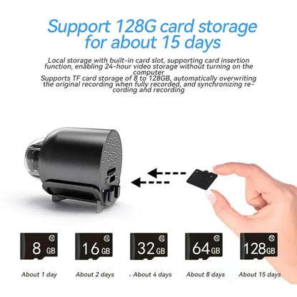 Mini Wifi Kamera Inomhus Säkerhet