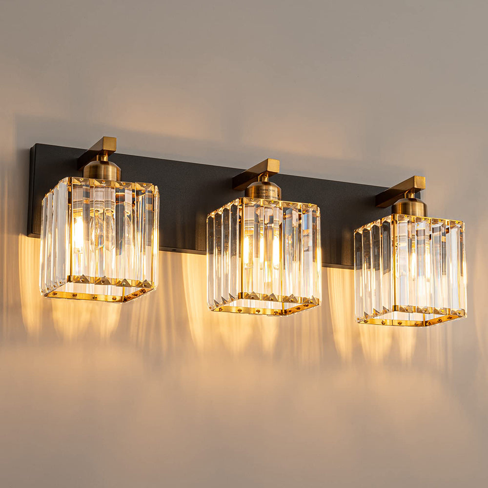 Kirsten Design LED Vägglampa Tvålampad Kristall Badrum