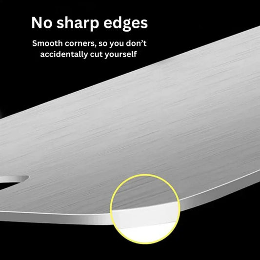 Carvallo – 100% Rostfritt Stål Antibakterisk Skärbräda för Hygienisk och Hållbar Matlagning