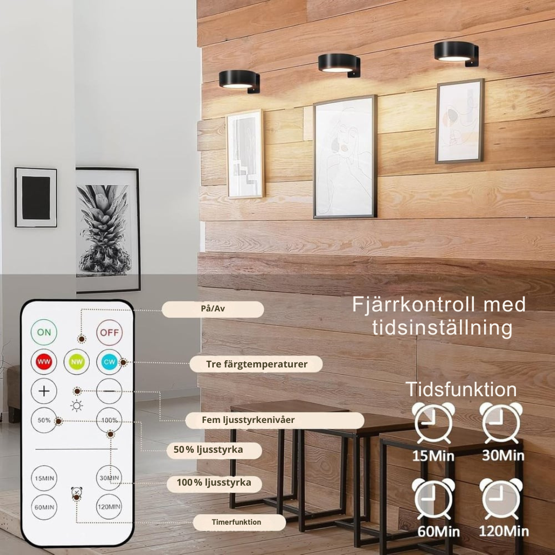 MagnaGlow – Ritljuspanel med 13 effekter