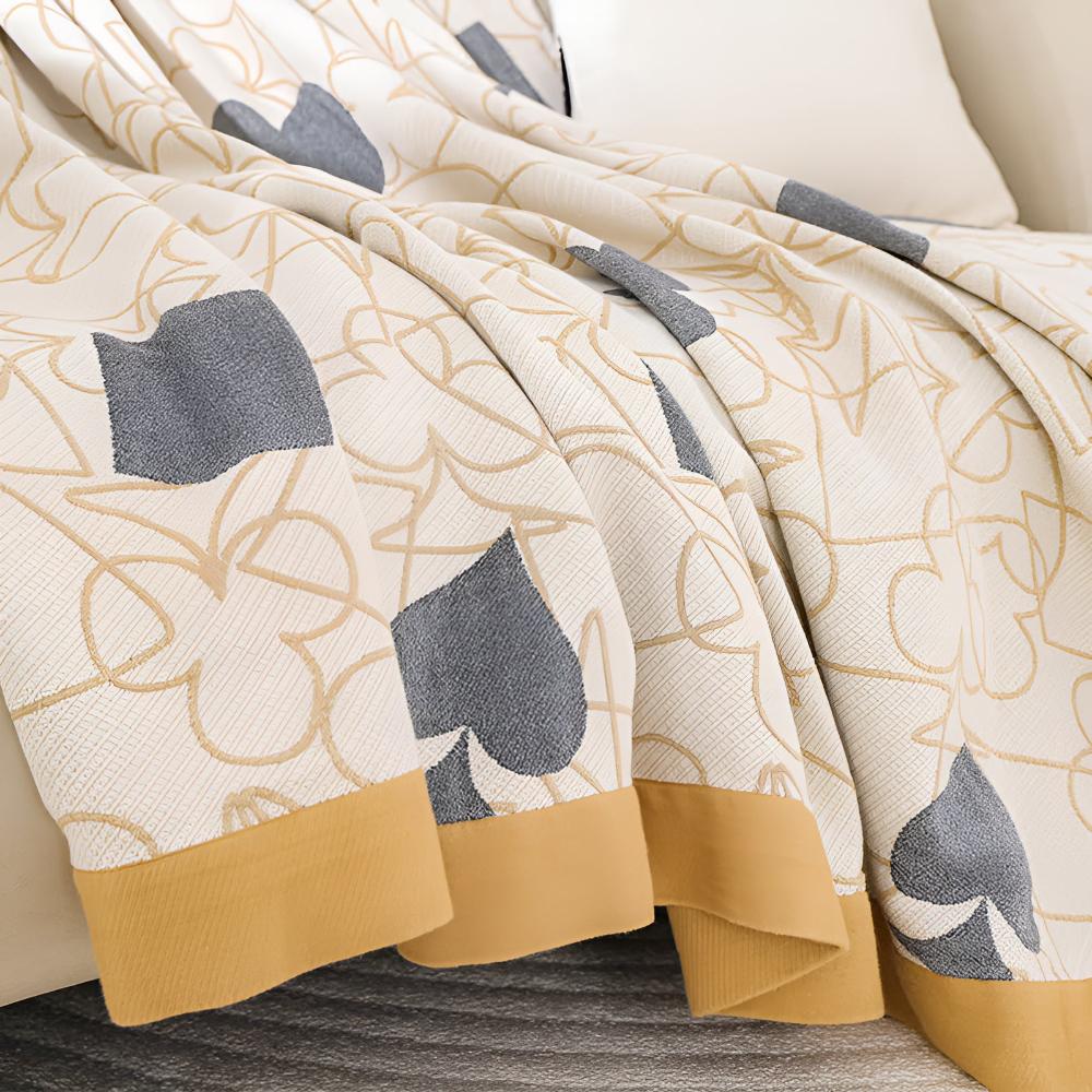 Poker Mönster Bomull Filt