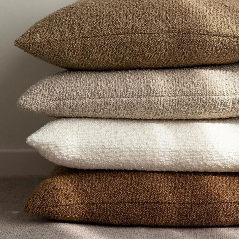 Tidlös Boucle Kuddöverdrag