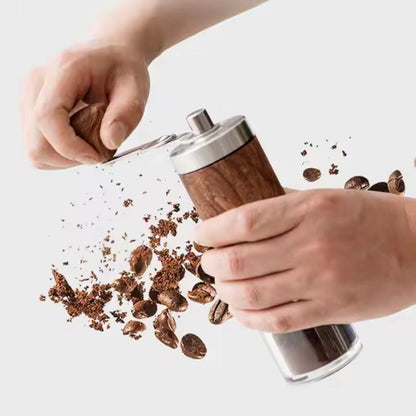 Trä Mekanisk Kaffekvarn