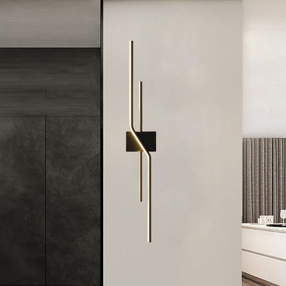 Alana Modern LED Vägglampa - Svart/Vit Vardagsrum/Sovrum