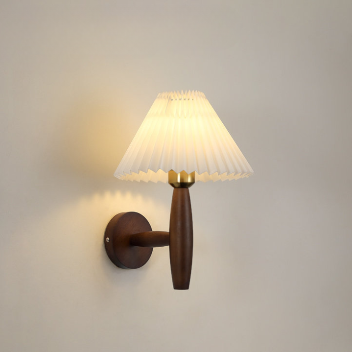 EikenLicht - Stilig Trä Vägglampa