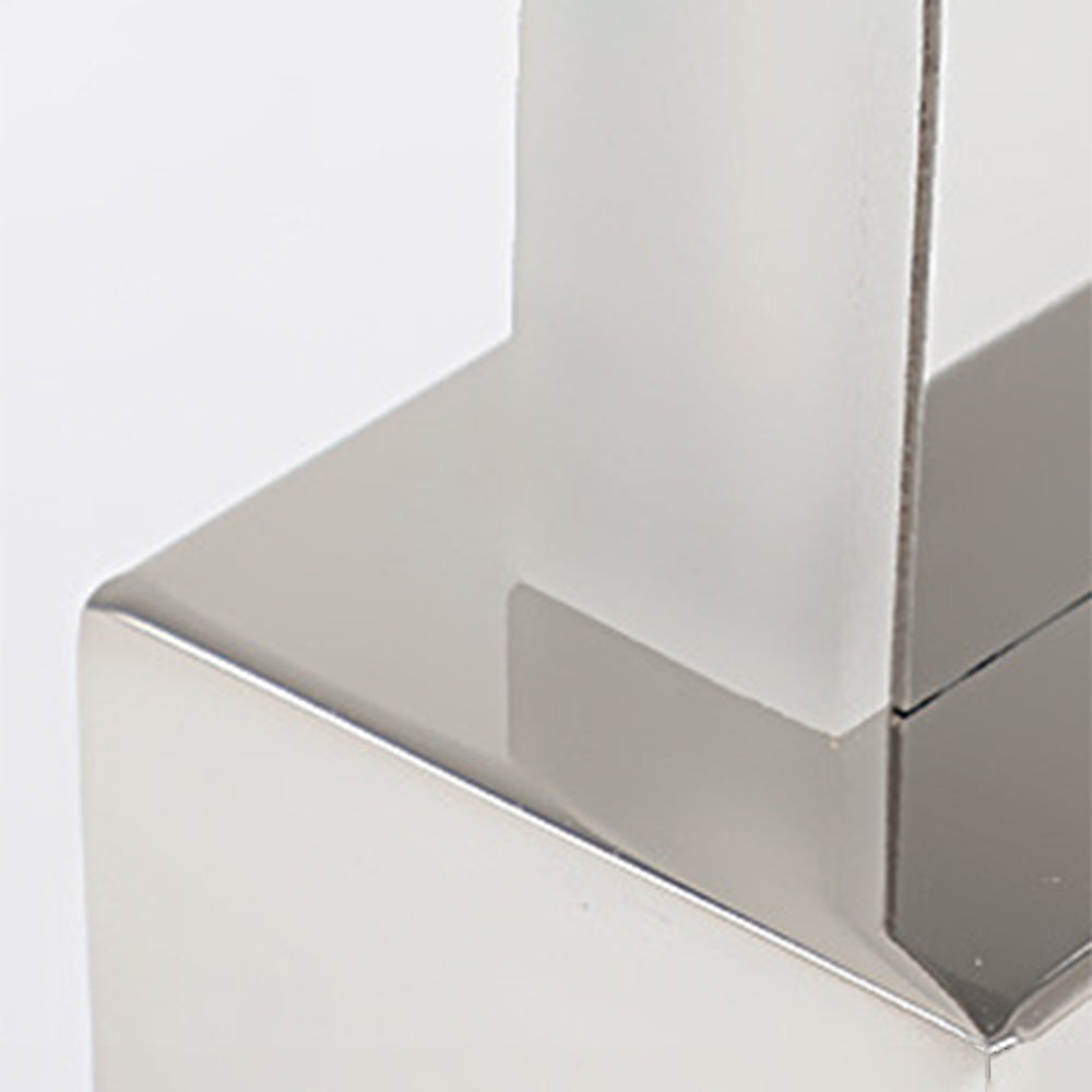 Leigh Rektangulär Spegelfront LED Vägglampa - Sovrum Metall/Akryl