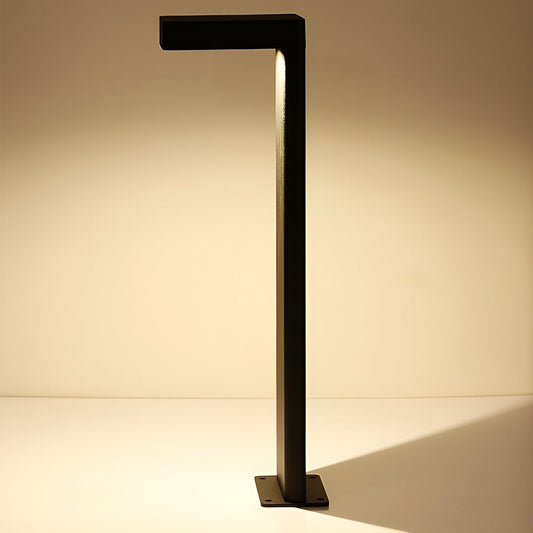 Solgående Trädgård Väg Belysning med Svart Metall Ram