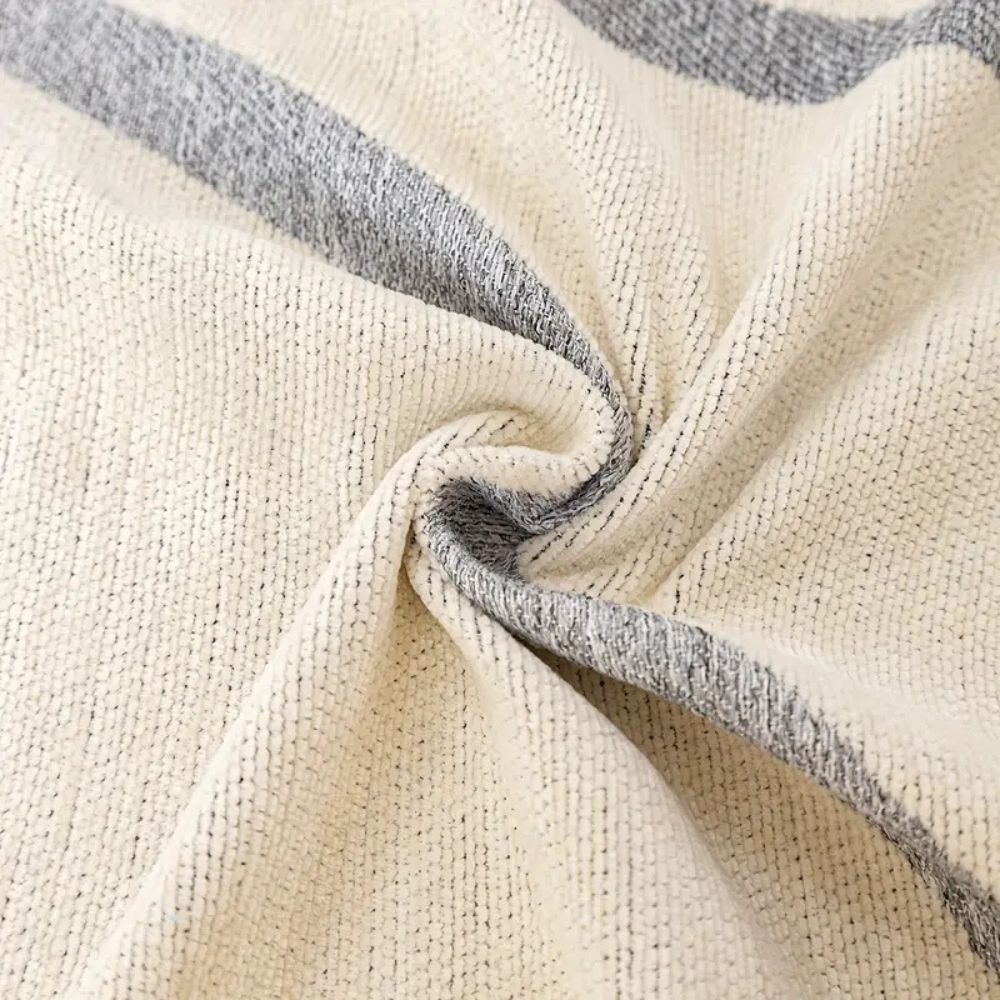 Wave Lines Chenille Sofföverdrag