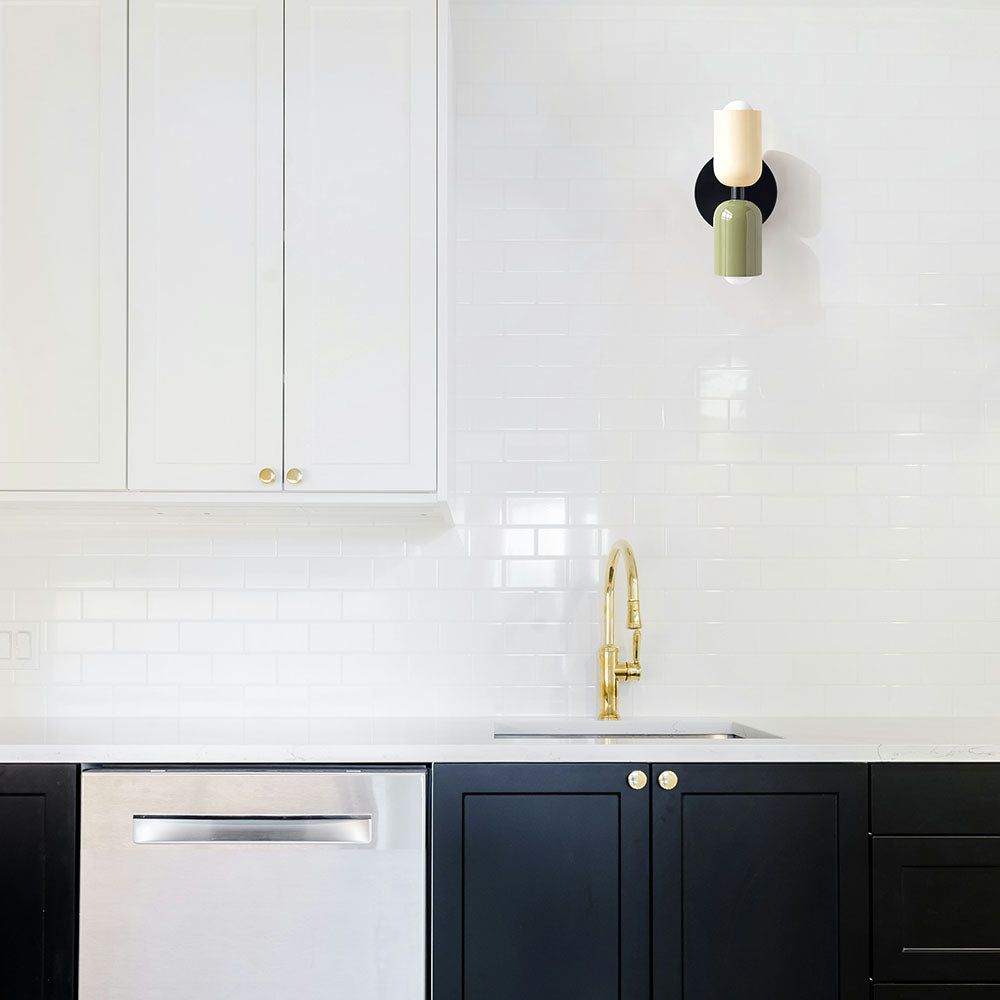 Modern Vintage Dubbelhuvud Utility Room Vägglampa - Stylistisk Belysning för Samtida Utrymmen