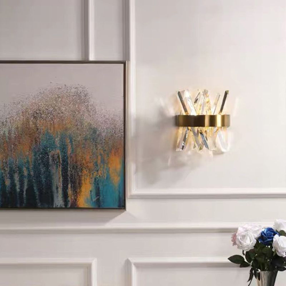 Marilyn Modern LED Vägglampa Inomhus Guld Sovrum/Vardagsrum Metall Kristall