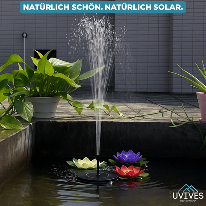 AquaBloom™ – Solart fontän för lugn och elegans i trädgården