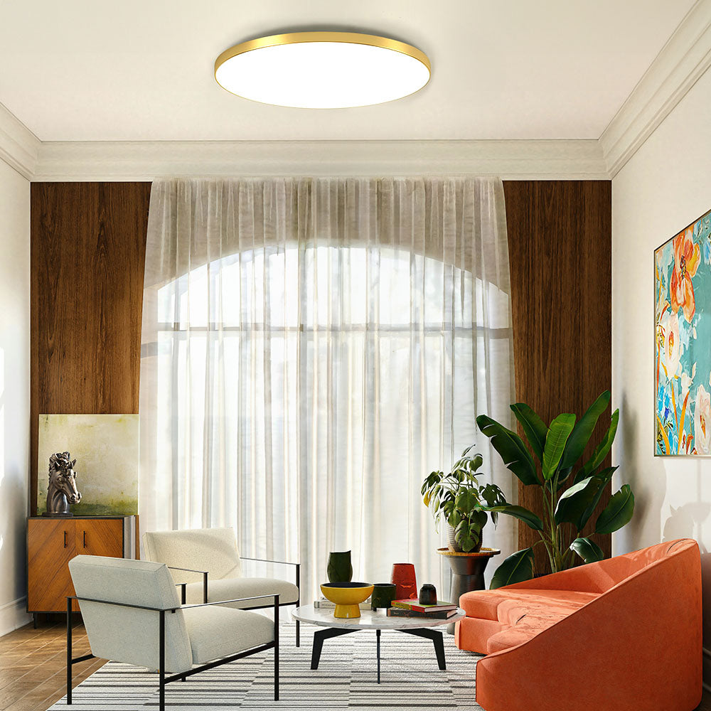 Elegant Rund LED-Lampa för Moderna Interiörer