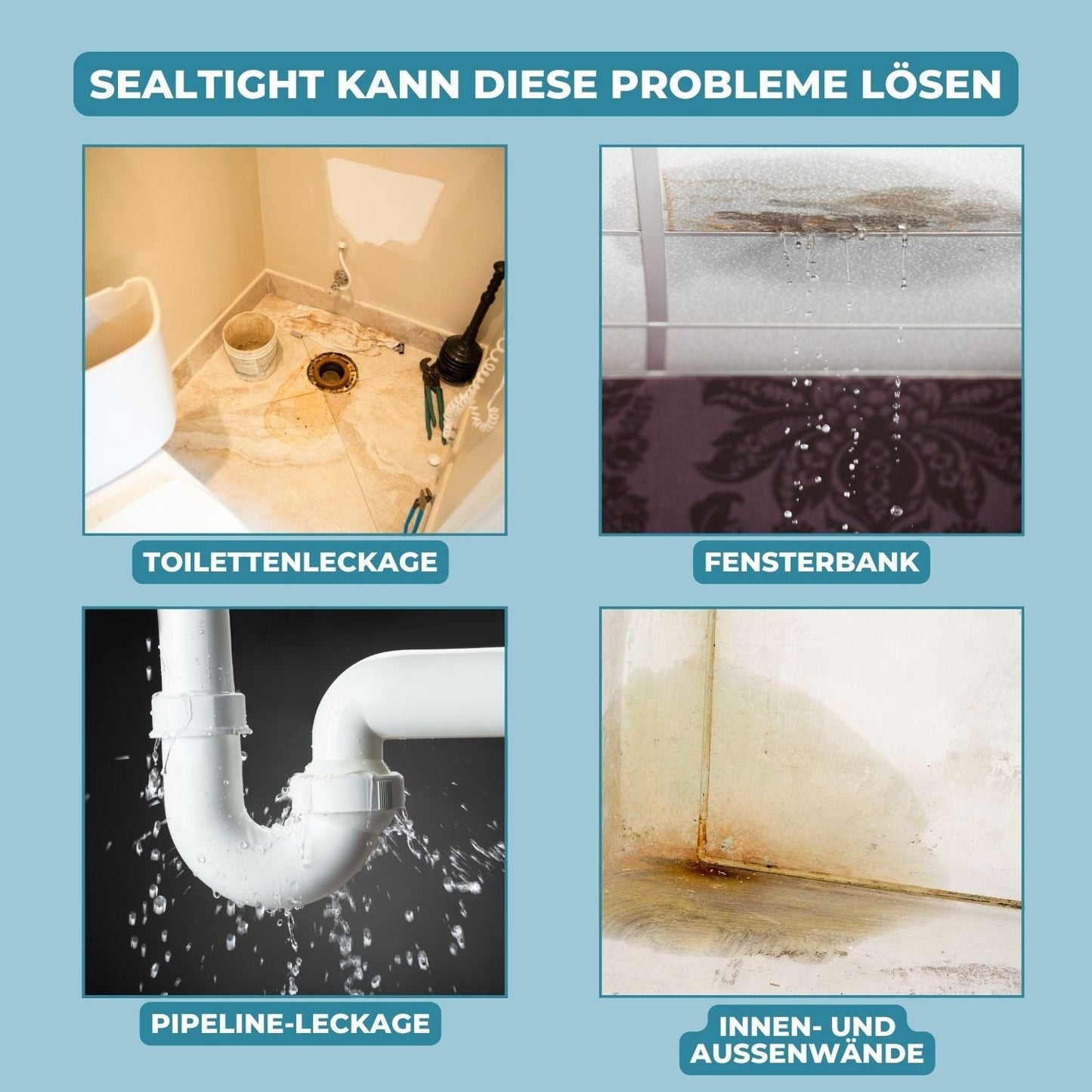 Carvallo - Vattentät läckreparationsspray