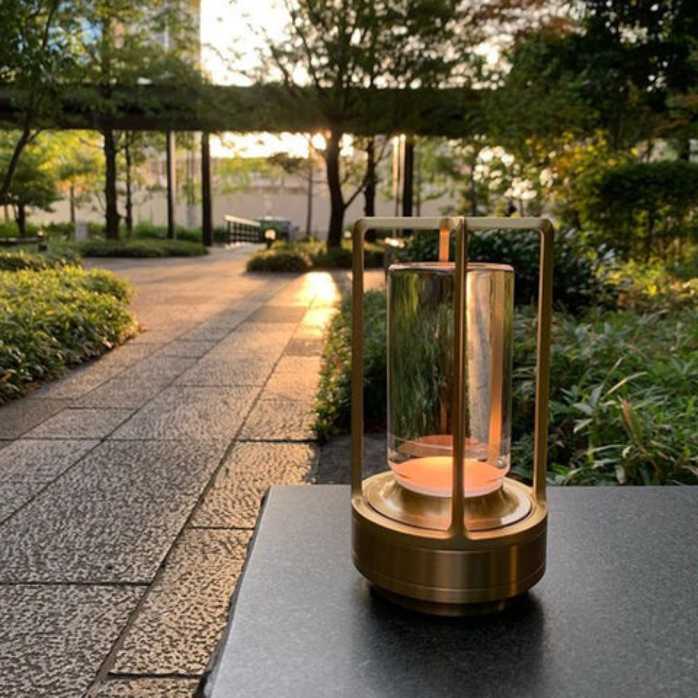 Carvallo – Kristallbordslampa med dimbar LED och uppladdningsbart batteri