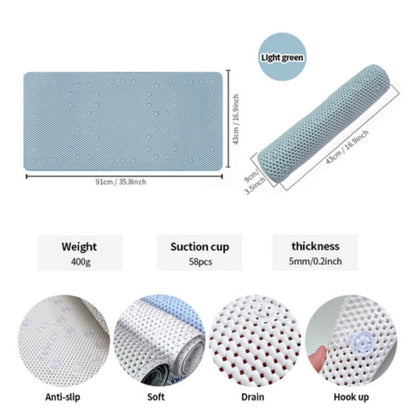 Mjukt halkfritt badkarsmatta