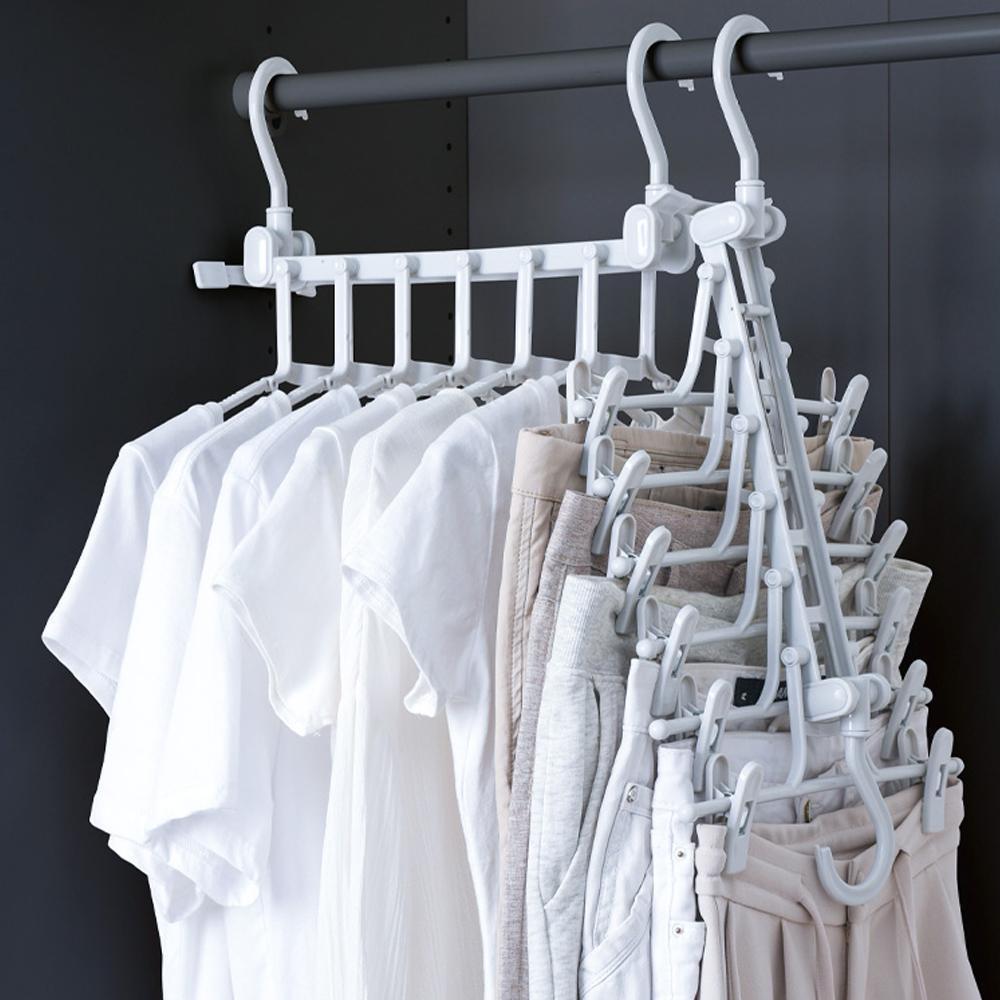 Carvallo - Fällbar klädhängare och byxhängare