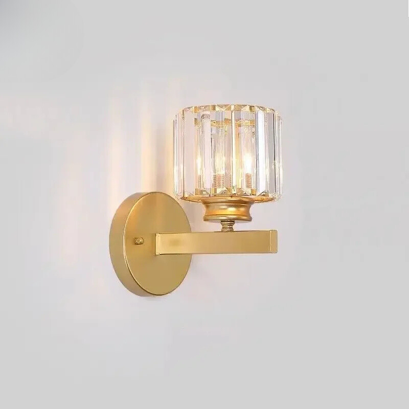 CrystalLuxe - Modern kristall LED vägglampa