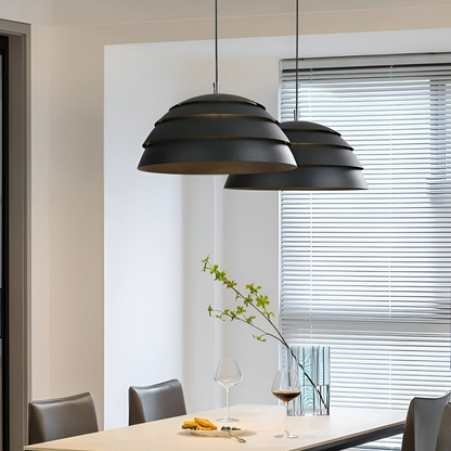 Lunava | Minimalistisk pendellampa med kupolskärm