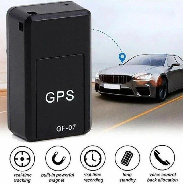 GPS Tracker Realtid Fordonslokalisator Svart