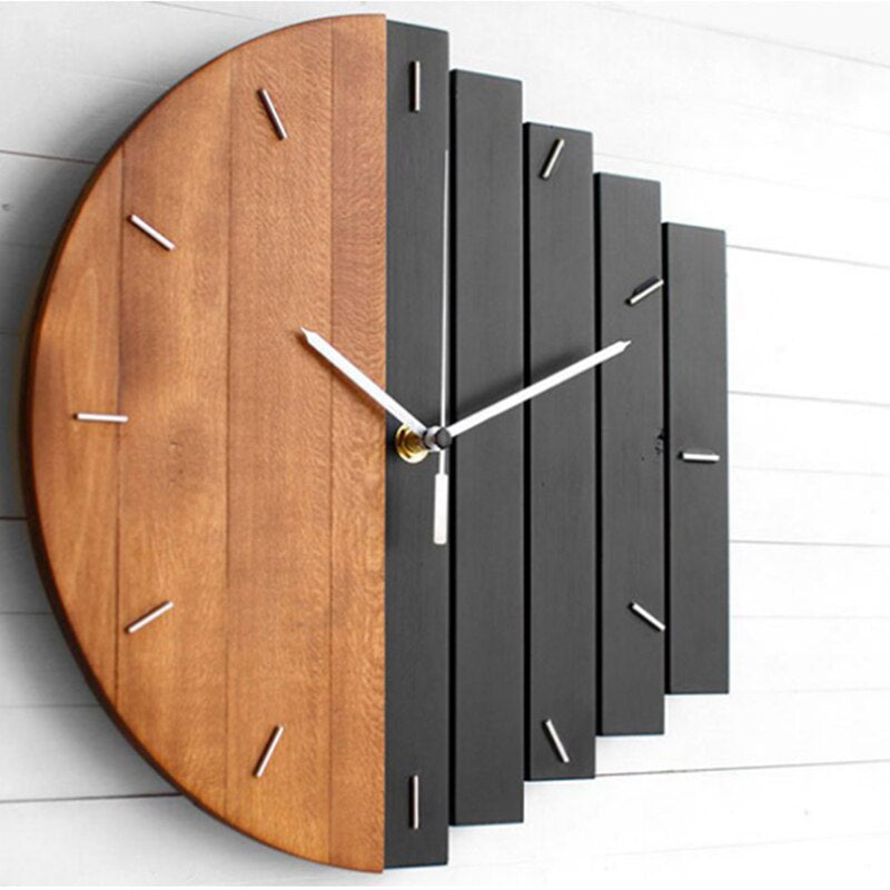 Naturlig Wooddesign Väckarklocka