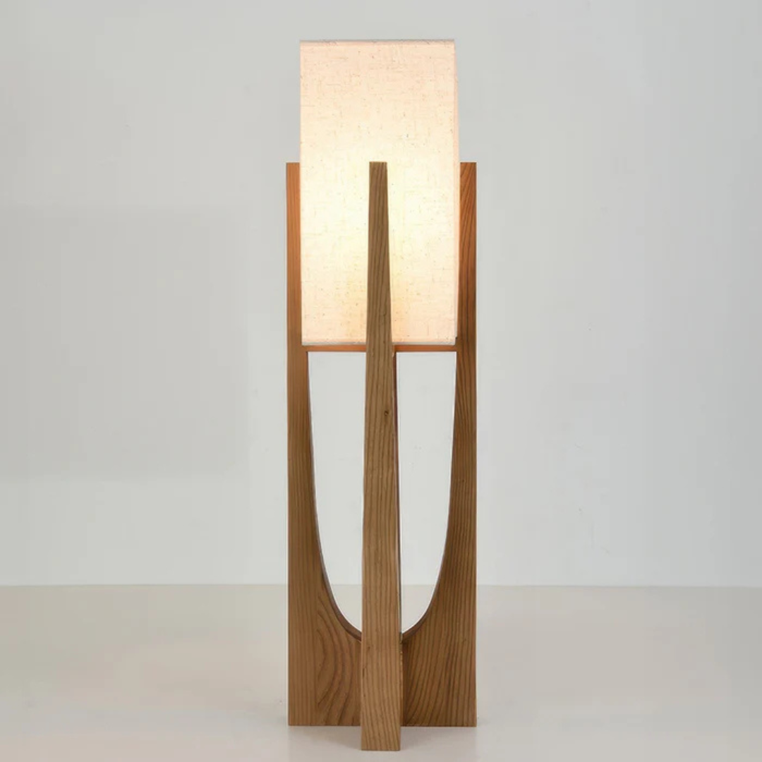 Luxora Nami | Trä‑bordslampa i japansk stil