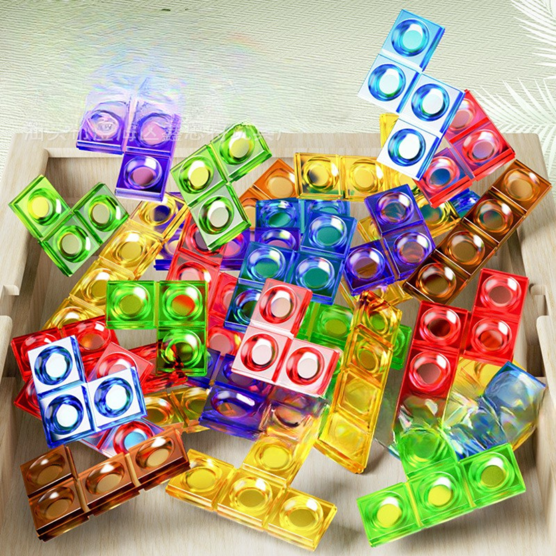 Magisk Trä Tetris Spel