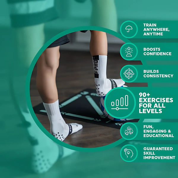 Fotboll Pro Träningsmatta och Videoträningsprogram