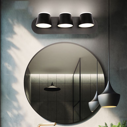 Cooley Moderne LED Vägglampa Svart Bad/Sovrum Metall Akryl 1/2/3-Ljus