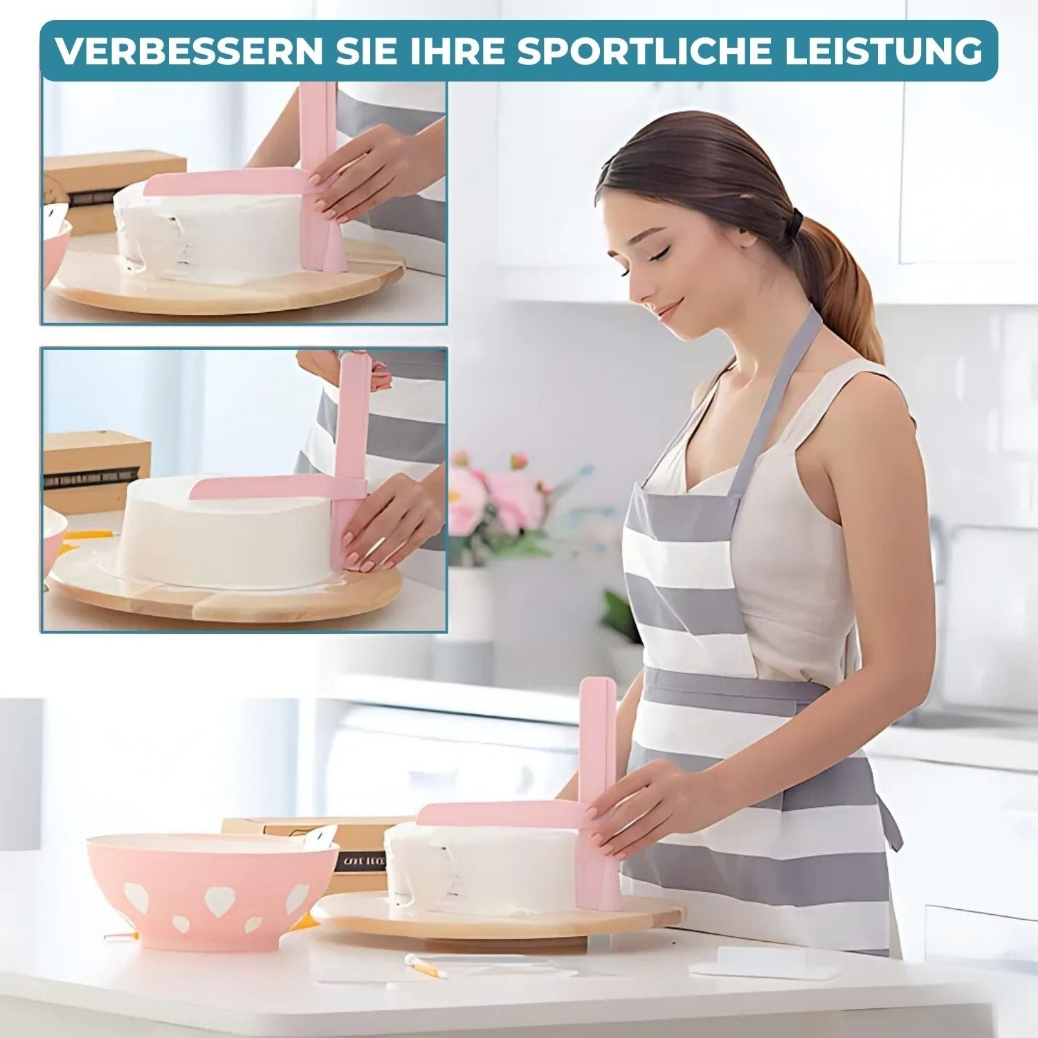 Carvallo - Justerbar tårtskyffel och utjämnare