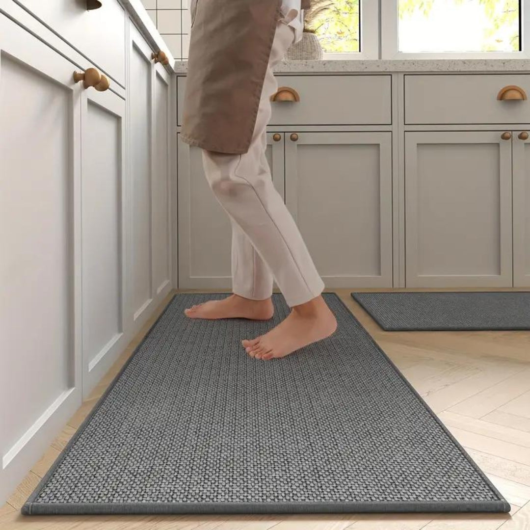 Carvallo Luxe – Klassisk Kökmatta Set med Halkfri och Ergonomisk Komfort