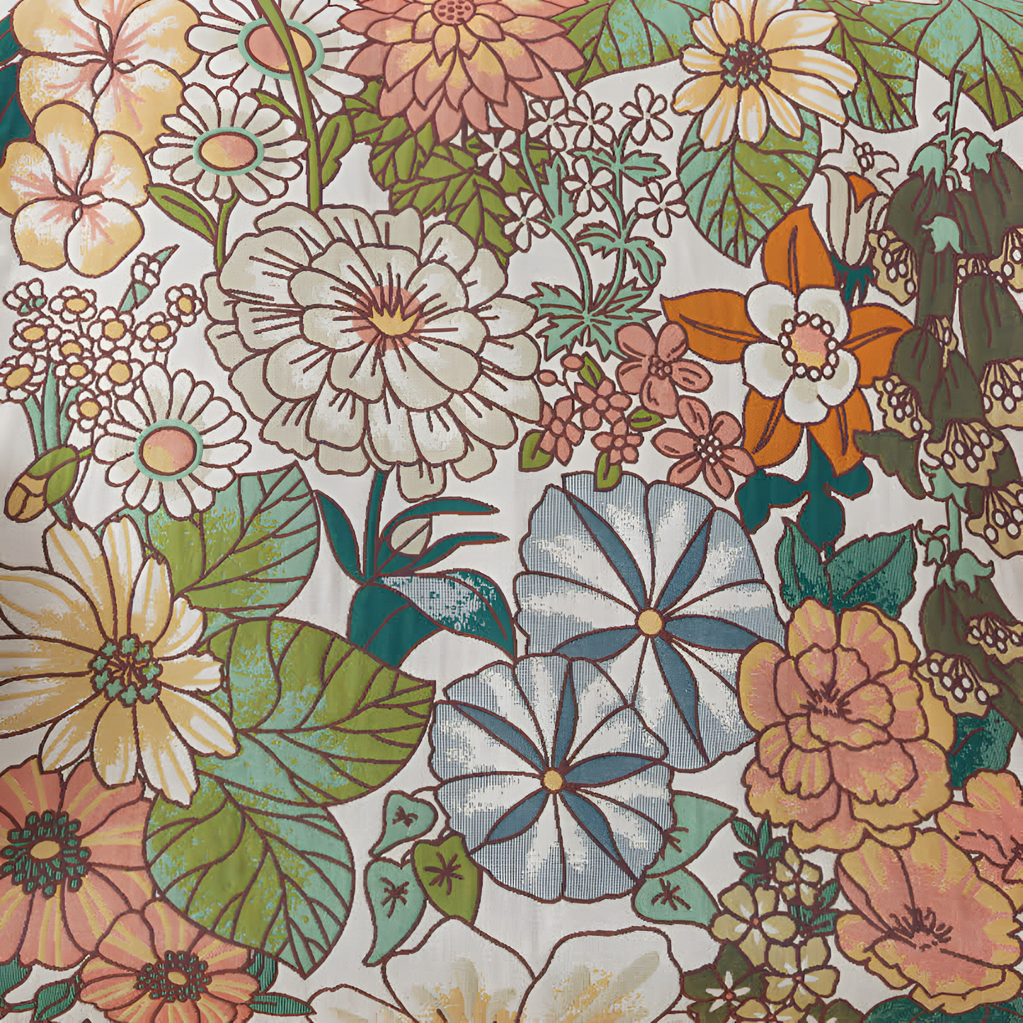 Tropisk Blommig Mjuk Handduk