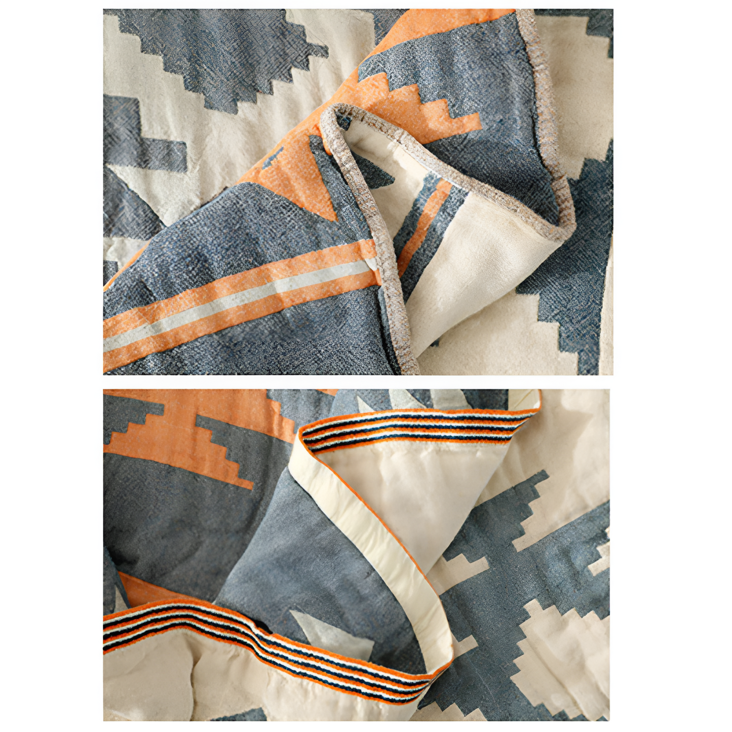 Vändbar Geometrisk Filt Sofföverdrag