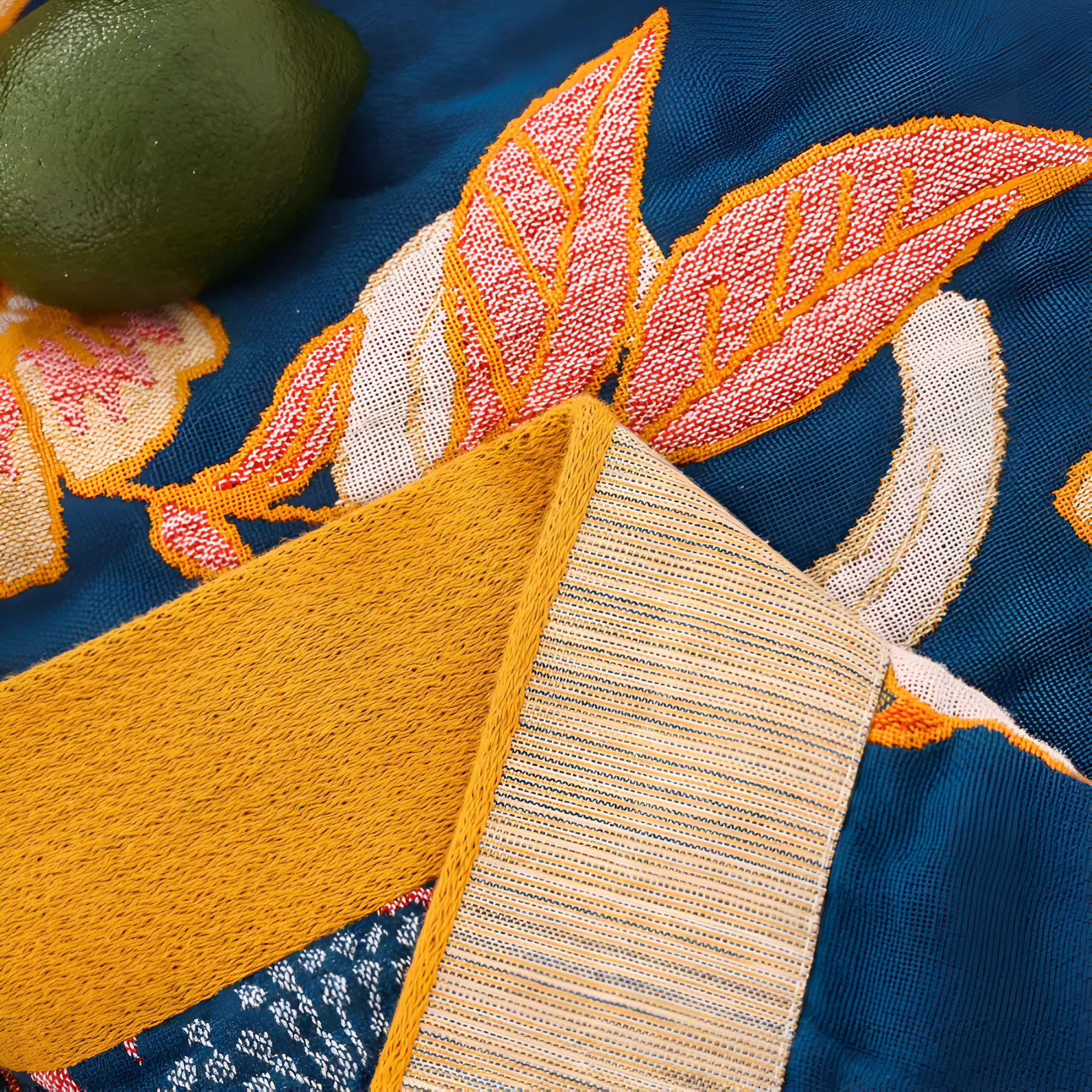 Mjuk Vändbar Blommig Filt