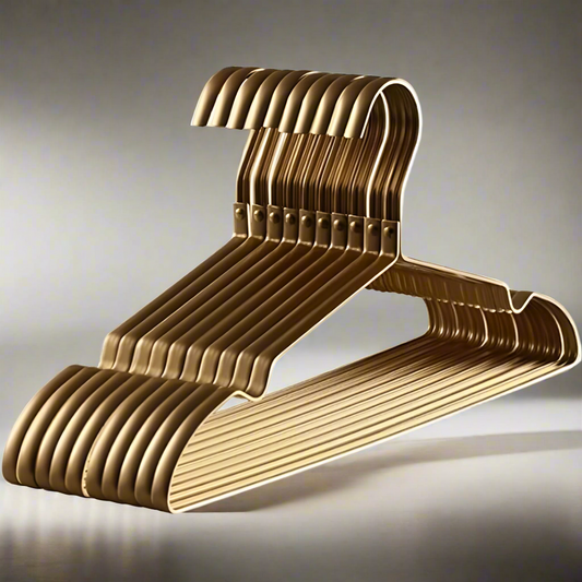 RoyaleGlow Aluminiumlegering Antiglid Hängare för Garderob Organisation