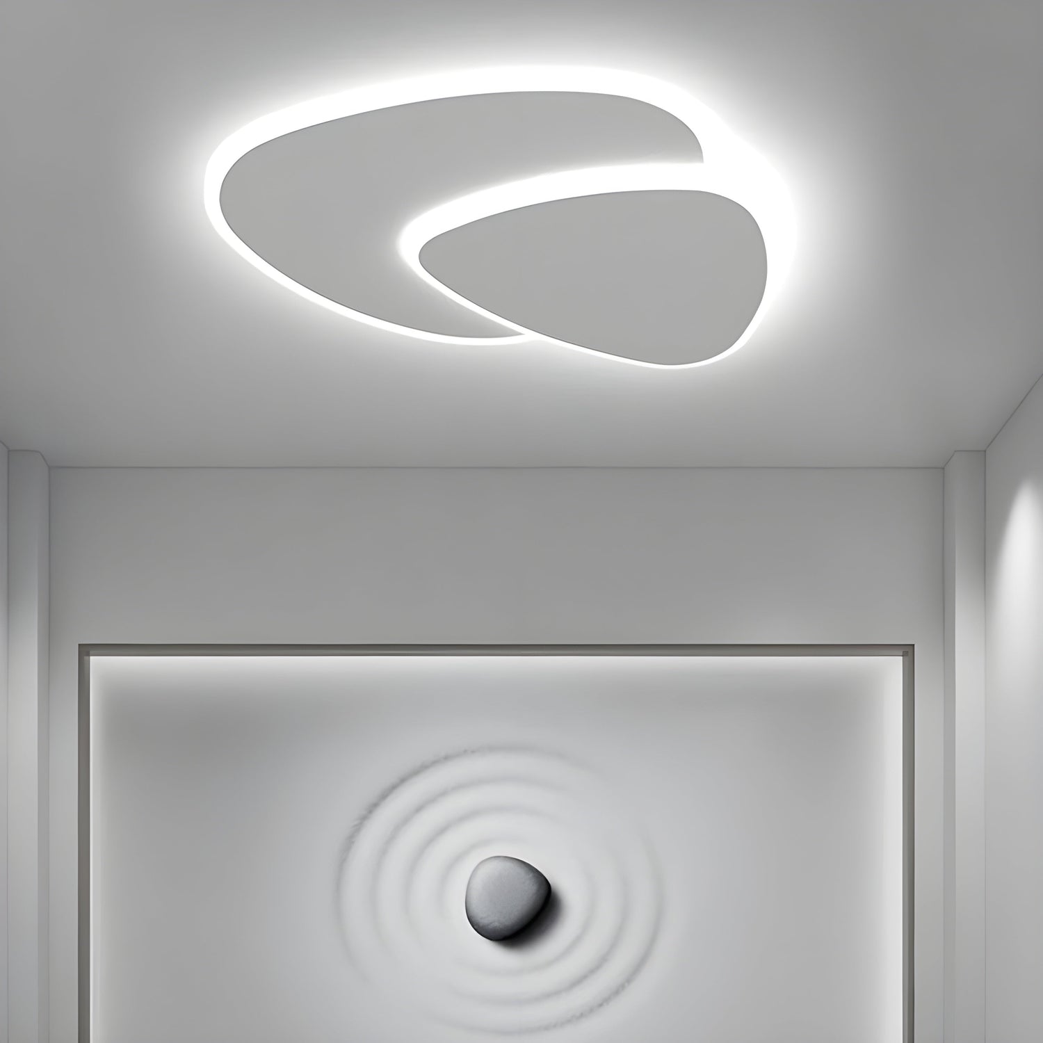 LED-taklampa i vitt – Modern rumsljus för vardagsrum &amp; sovrum