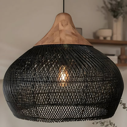 BistroBeam Light - Modern Rattan- taklampa
