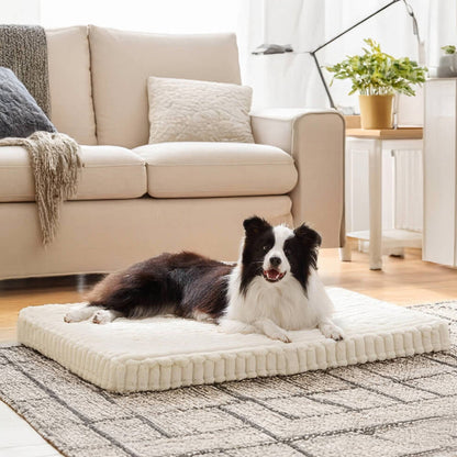 Faux Kaninpäls Ortopedisk Hundsäng Ultra Mjuk Varm Stödjande