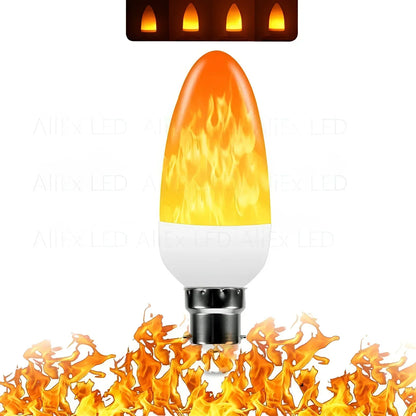 Flammen-Effekt Lampa – 9W LED Glödlampa med realistisk flammeeffekt