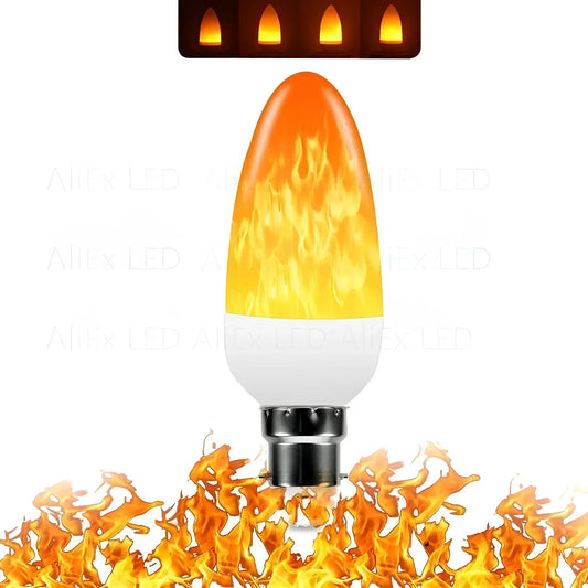 Flammen-Effekt Lampa – 9W LED Glödlampa med realistisk flammeeffekt