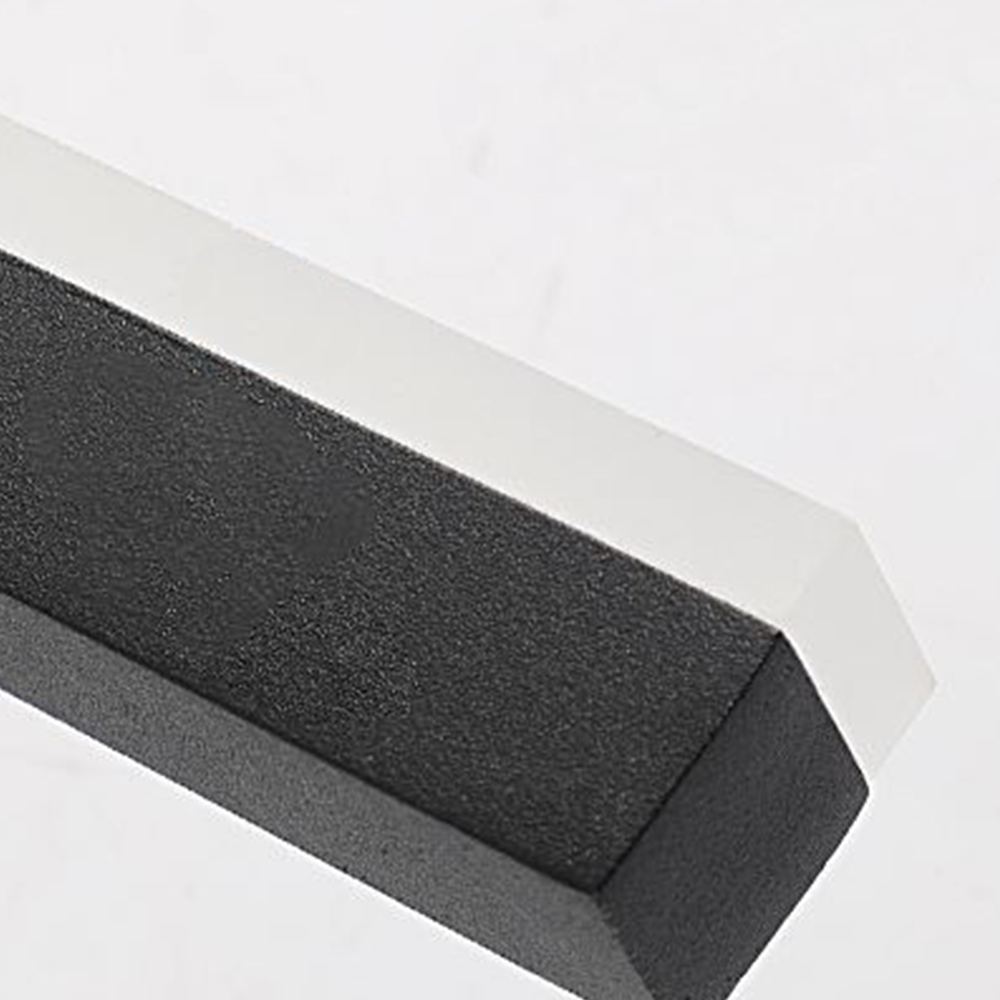 Luna - Modern Linjär LED Spegelväggslampa, Svart/Vit