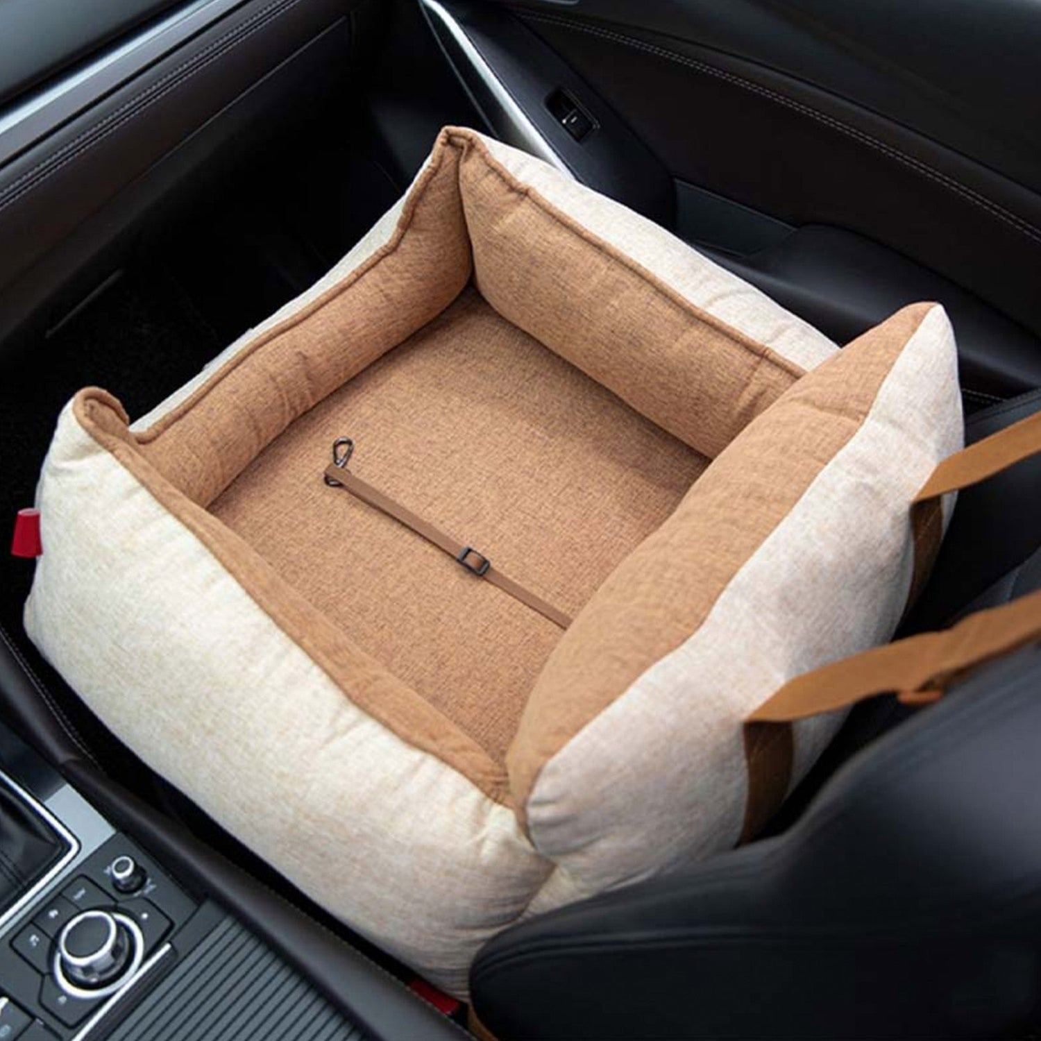 Premium Husdjursbilsäte – Säkert, Bekvämt och Året Rund Design